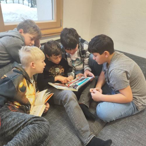 In der Bibliothek